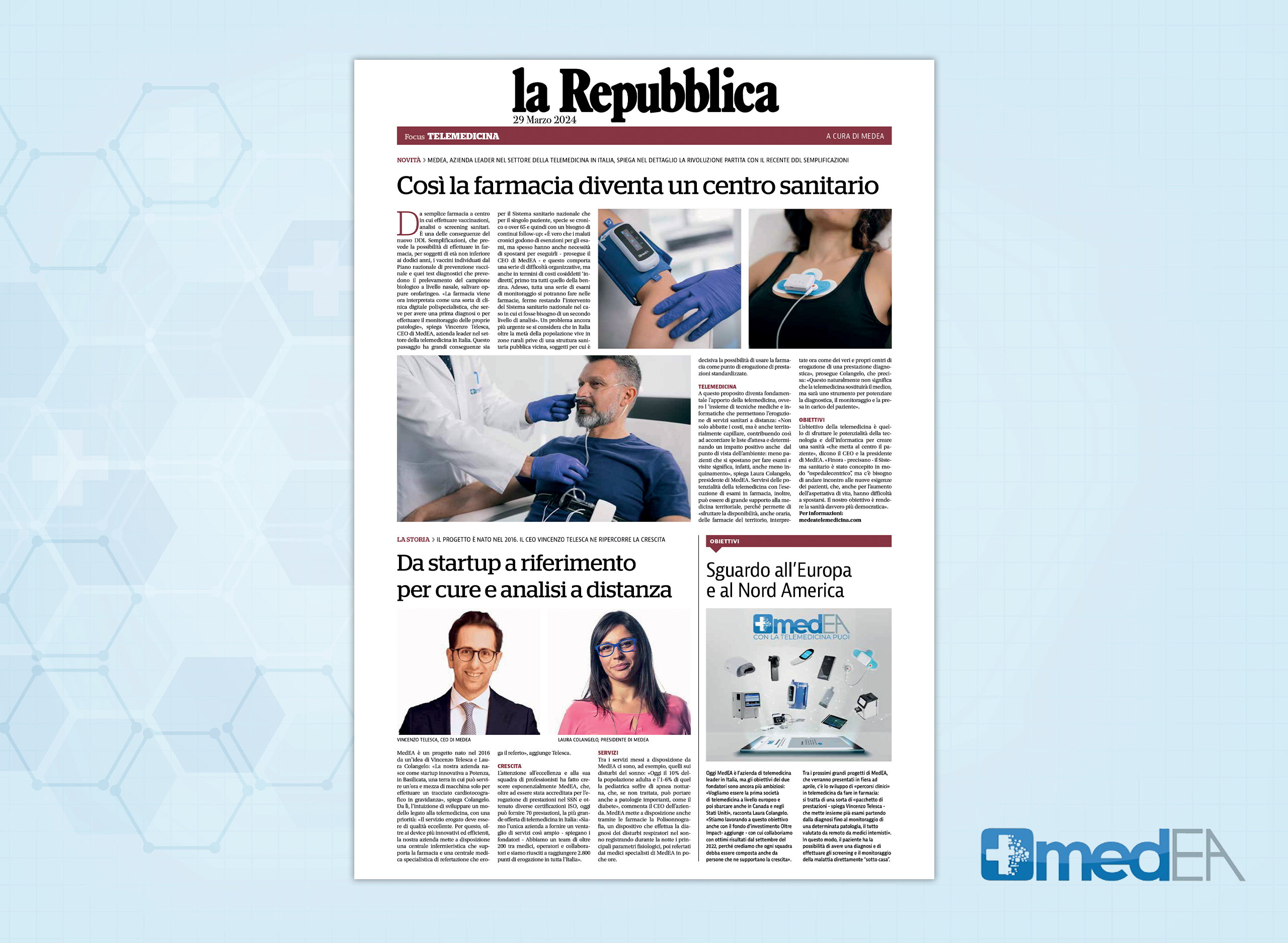 Così la farmacia diventa un centro sanitario | “la Repubblica”